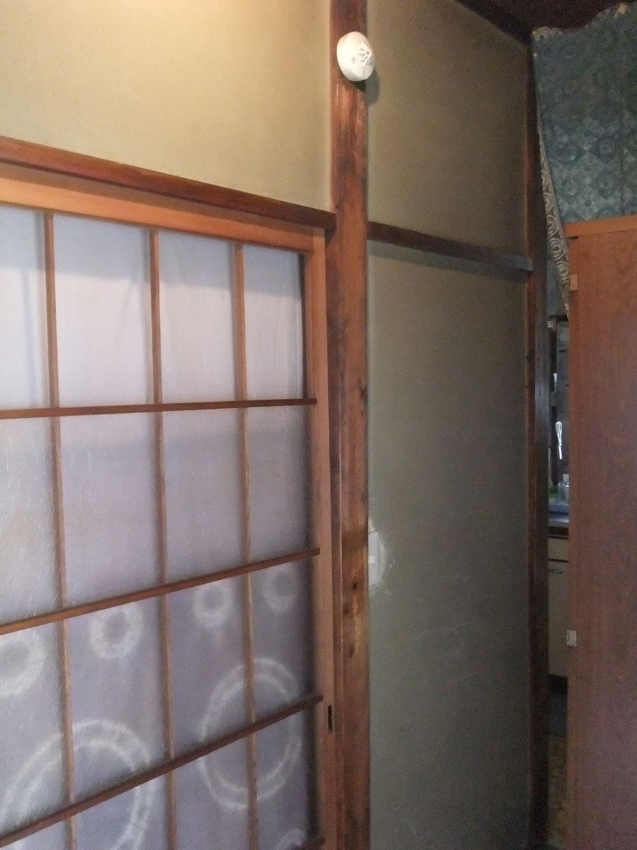 施工中の内部 壁