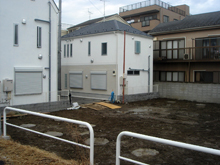 和風住宅 自然素材 住宅の鳥海工務店・２階建て住宅東京都Ｓ様邸・地盤改良終了